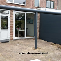 Haarlem veranda  aluminium zijwanden