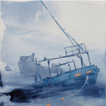 ohne Titel, Acryl auf Leinwand, 2024, 30 x 30 cm
