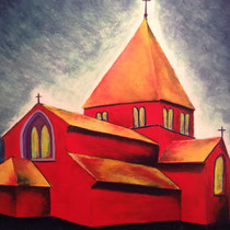 Eglise, 63x75