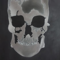 Crâne monde, 80x120