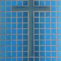 Croix bleue, 80x120