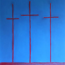 Les trois croix, 68x120