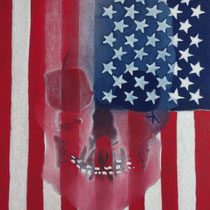 Crâne Etats-Unis, 80x120