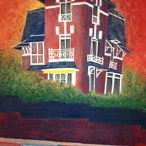 Maison rouge, 68x103