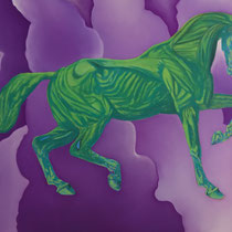 Cheval vert, 80x120