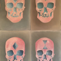 Crâne essence et substance, 80x120