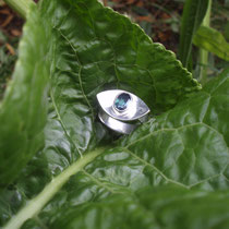 Ring mit indigofarbenermTurmalin