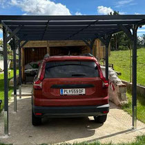 Montage: GFP - Carport Flachdach (Alu)        5 x 3 m