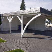 Doppelcarport / Pflasterbau Bauvorhaben in Mooreege
