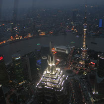 Vistas desde la SWFC de Shanghai