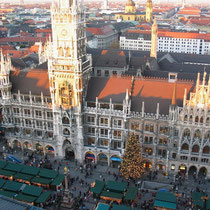 Plaza de Munich en navidad.