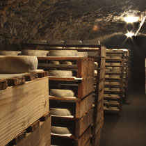 Cave de fromages Saint-Nectaire dans le Sancy