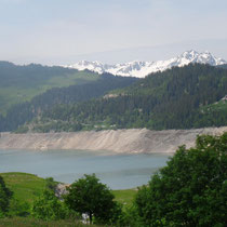 Le barrage de Roselend