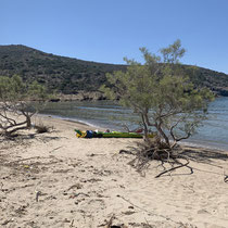 Am Strand ...
