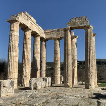 Neun Säulen des Zeus-Tempels