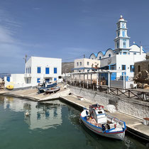 Bouka-Hafen mit Agios Spyridonas ...