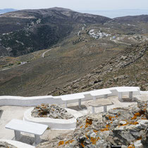 Fernsicht mit Syros und Gyaros