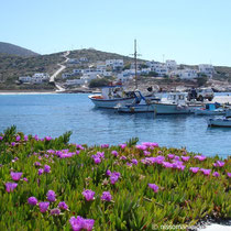 Der Hafen von Agios Stavros