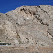 Die Kapelle in der Wand des Mesa Vouno