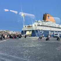Ankunft auf Mykonos