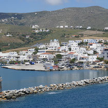 Gavrio, der Hafen auf Andros