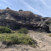 Auf dem Gelände der Mangan-Mine