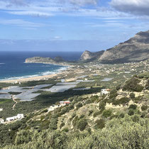 Blick auf die Bucht von Falassarna