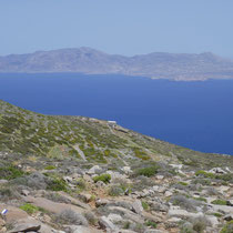 Karpathos in der Ferne, Merta vorne
