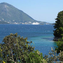 Blick nach Lefkada