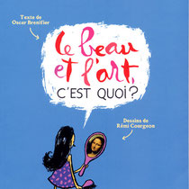 Lettres au pinceau, titrage d'un album Philoz'enfants "le Beau et l'Art", Nathan