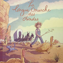 Calligraphie pour "La Longue Marche des dindes" d'après Kathleen Karr et illustré par Léonie Bischoff, Edition Rue de Sèvres
