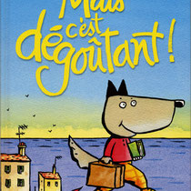 Titrage au pinceau pour "Mais c'est dégoûtant !", Sarbacane éditions