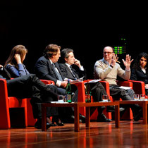 Il talk show sul palco con Napoletano, Caldoro, Chiamparino, Guerra, Mussari e Maschio