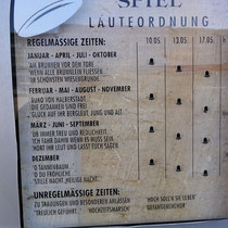 Glockenspiel-Plan am Rathaus