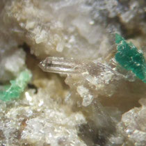 bipyramidaler Tobernitkristall BB ca. 6 mm