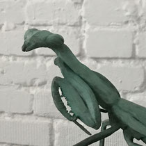 Mantis, Bronze, 23 x 25 cm 