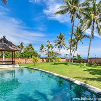 Tropical beachfront villa for sale in North Bali