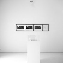 © Christian Boltanski, CARTES POSTALES SOUVENIRS, 1975, b/w gelatin silver print, text & © Christian Boltanski, LE LYCÉE CHASES, 1987, print media, metal box on base