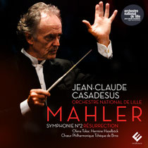 G. Mahler: 2nd Symphony, Czech Philharmonic Choir Brno, Orchestre National de Lille, Olena Tokar, Jean-Claude Casadesus  (2016) 