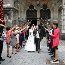 TF 2013 - Hochzeit Caro und Konrad König geb. Müller vor dem Ulmer Münster
