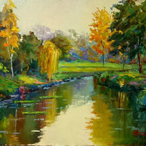 L'Addetta a Zoate - olio su tela 50x40 (Codice 256)