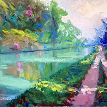 La Martesana Olio su tela 50 x 40 - (Codice 247)