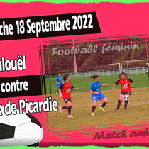 Foot féminin Salouël contre Poix de Picardie (match amical - Dim18/09/2022)