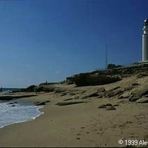 296.32 Cabo de Trafalgar. Il faro di Capo Trafalgar. © 1999 Alessandro Tintori