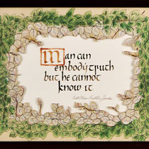 長谷川 陽子 『Man can embody truth but he cannot know it.』
