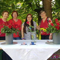 frbb at Frick, from left Kathrin Frey, Brigitte Rüedin, Sarah Miyoshi and Heidi Bodmer