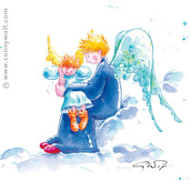 „Der Engel, der nicht...“, Bilderbuch“ - © Conny Wolf 2006 - Autorin: Ingrid Auer - Verlag Ekonja/Amstetten