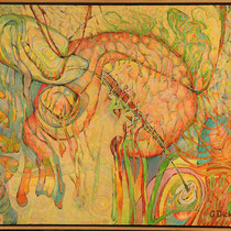 Gedanken Heilen, 87 x 110cm, 2024