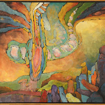 Die Erwartung, 2023, 72 x 78cm 