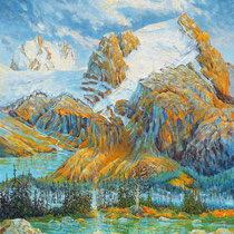 Mount Slalok, Joffre Lake, 73cm x 59,5cm, verkauft